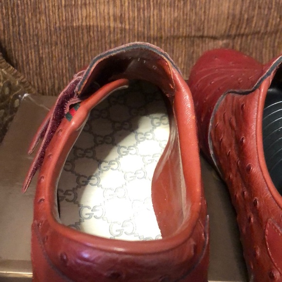 Gucci ostrich sneakers 170577  size 11G / 12 US. - Picture 9 of 15